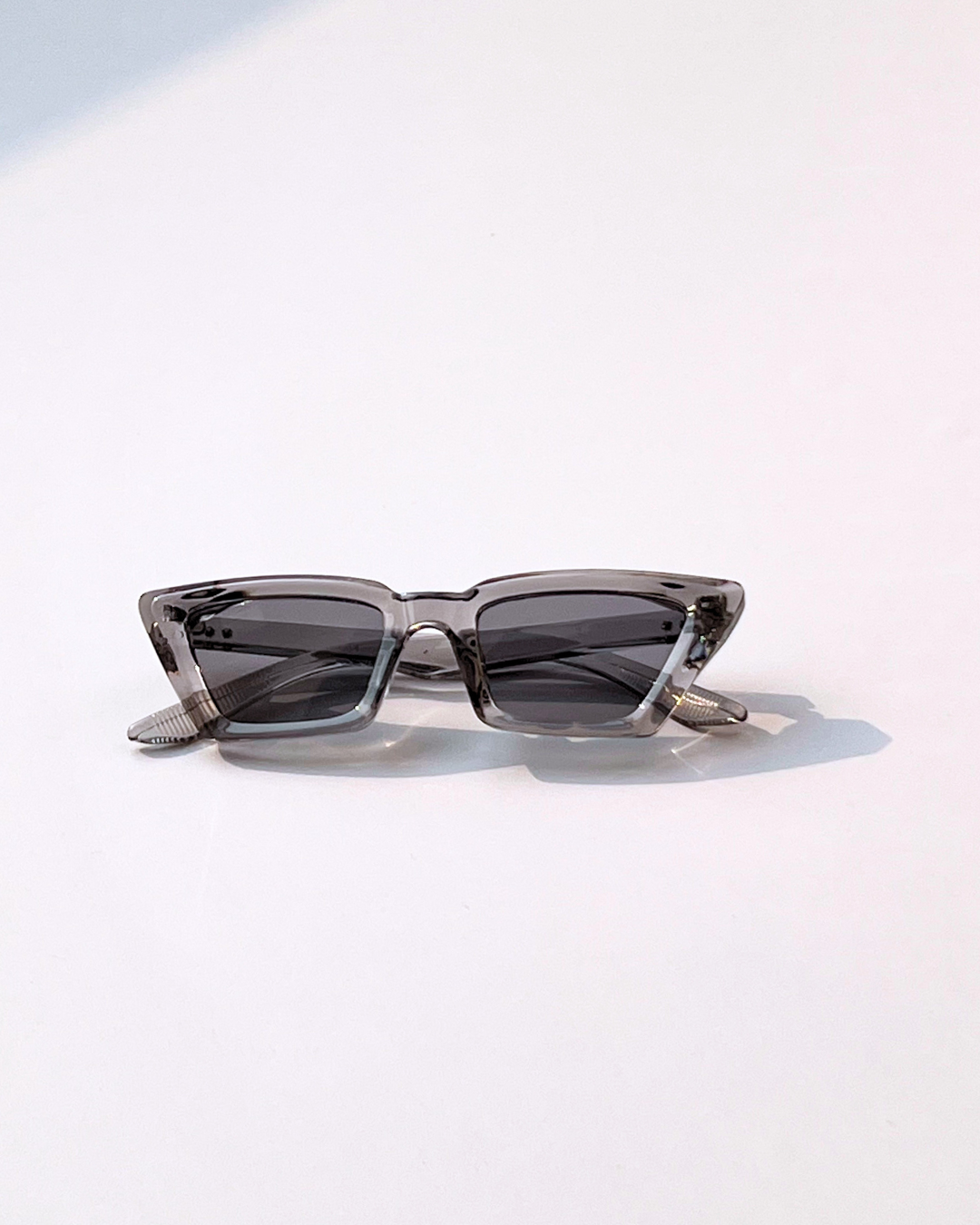 Grey Rectangular Sunglasses for Women – Korean Style