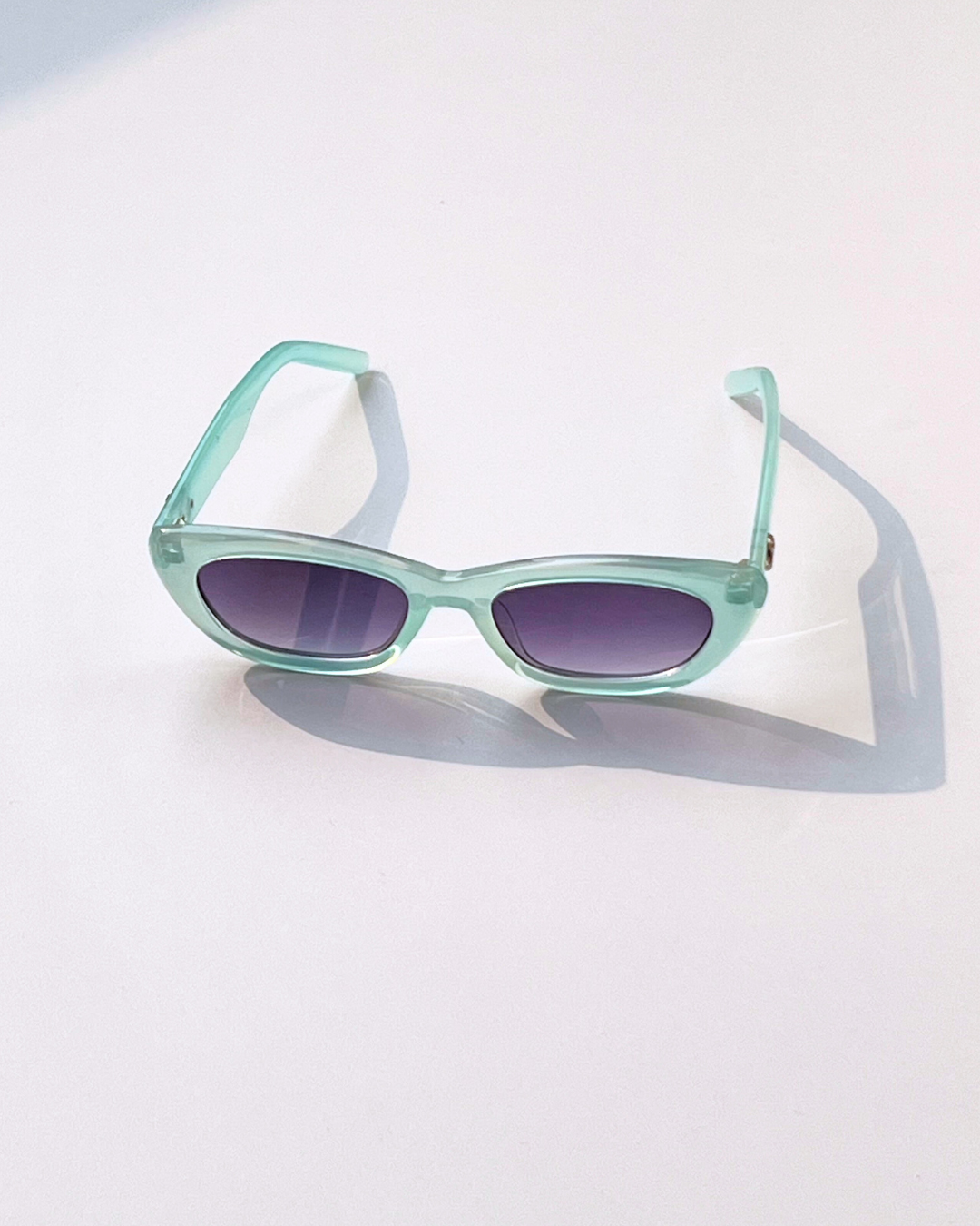 Mint Cat Eye Sunglasses for Women – Polarized Lenses
