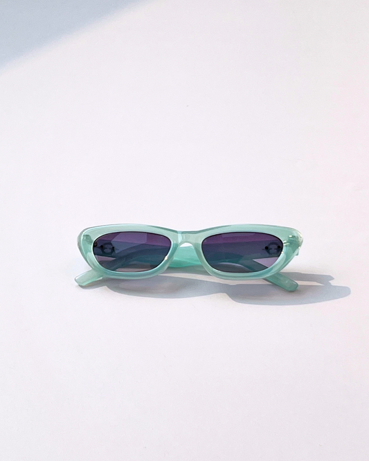 Mint Cat Eye Sunglasses for Women – Polarized Lenses