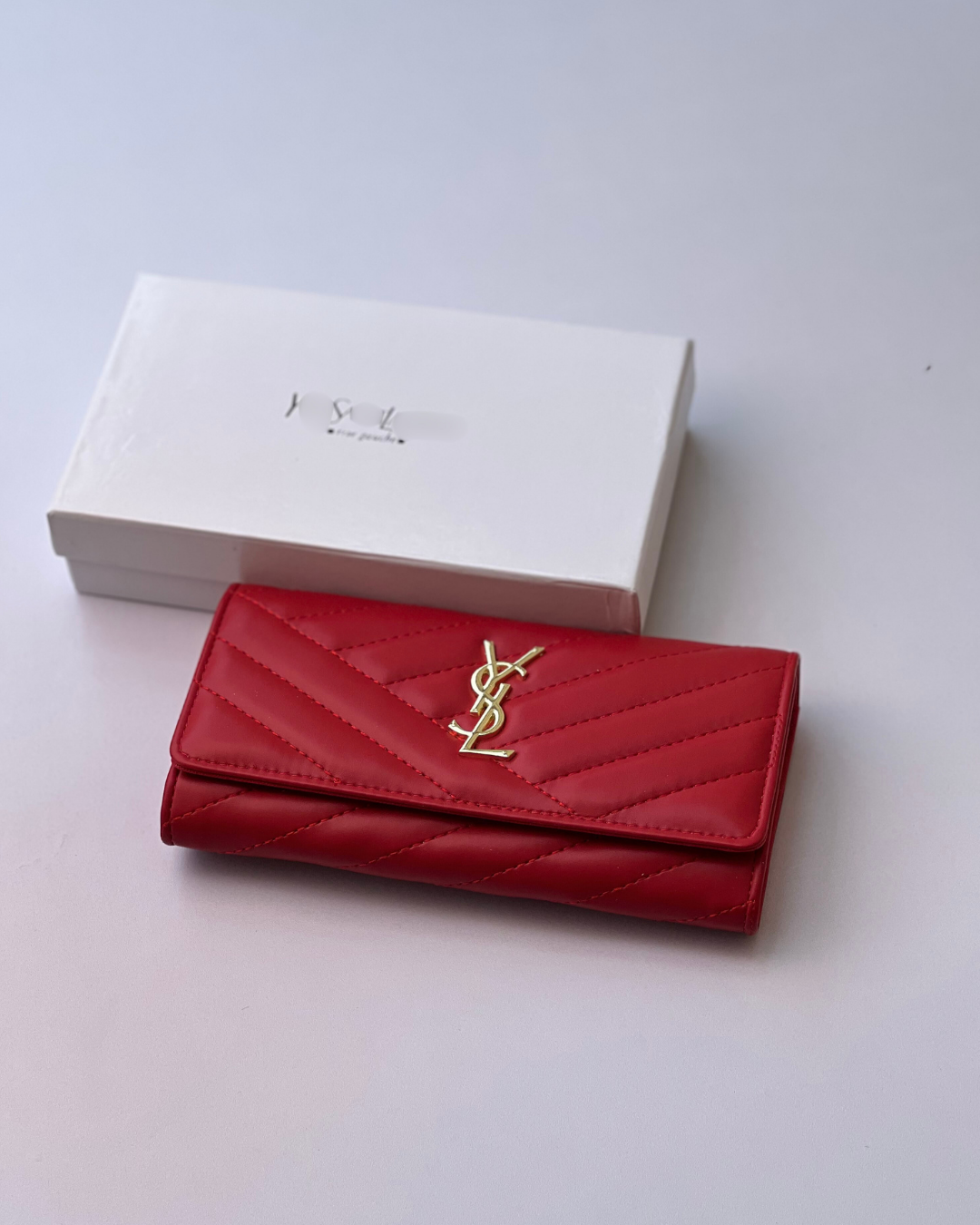 Elegant Premium Red Ladies' Wallet
