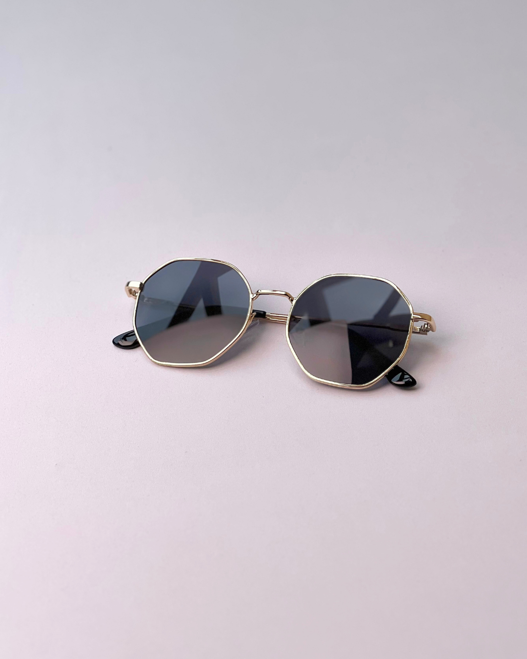 Eldorado Retro Polygon Sunglasses – Stylish Metal Frame