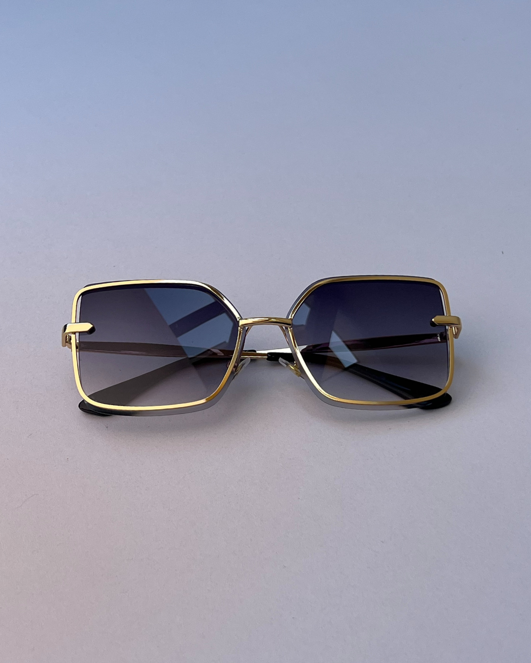 Square Gradient Frame Sunglasses for Women