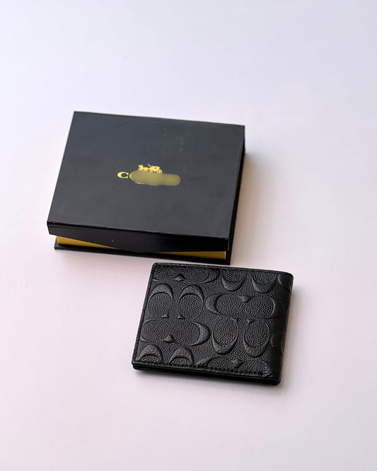 Luxury Black Dollar Size Wallet | Premium Finish