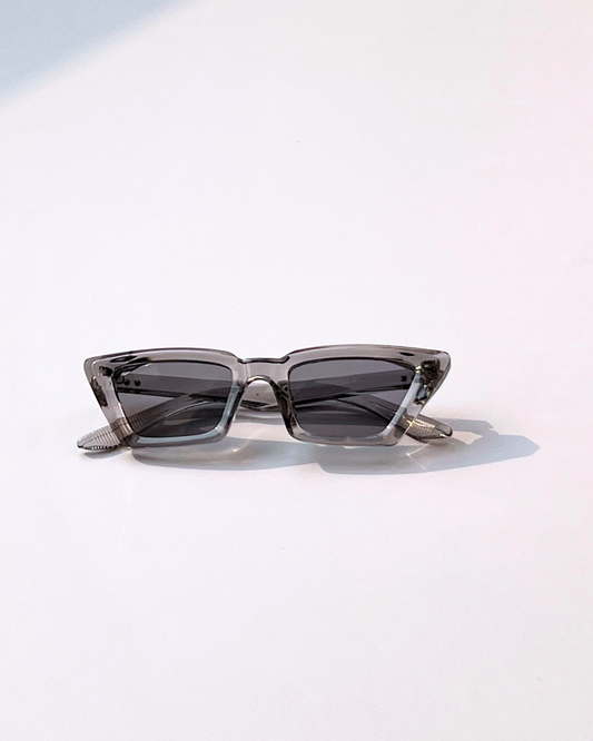 Grey Rectangular Sunglasses for Women – Korean Style