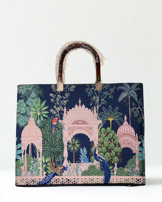 Royal Garden – Premium Printed Canvas Tote Bag