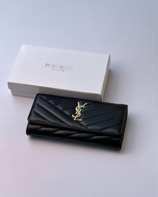Elegant Black Ladies' Wallet