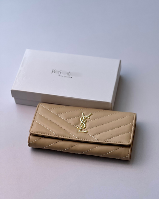 Elegant Premium Beige Ladies' Wallet