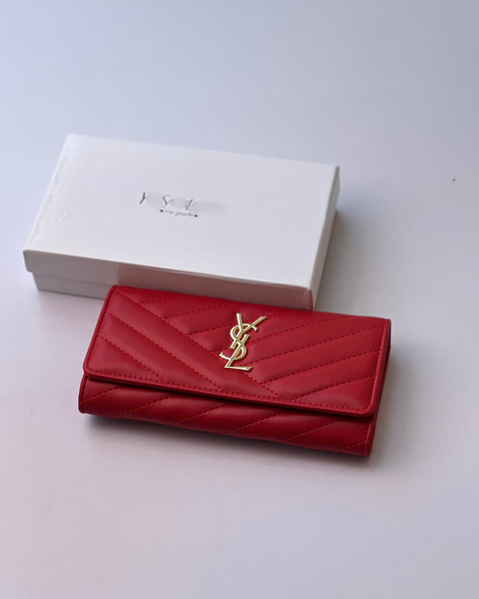 Elegant Premium Red Ladies' Wallet