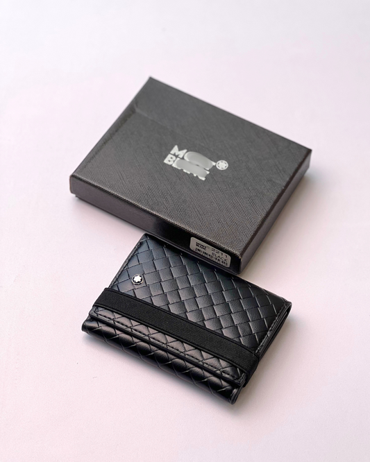 Men’s Black Trifold Wallet – Sleek & Stylish Design