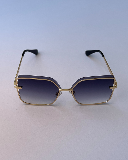 Square Gradient Frame Sunglasses for Women