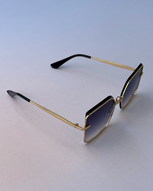 Square Gradient Frame Sunglasses for Women
